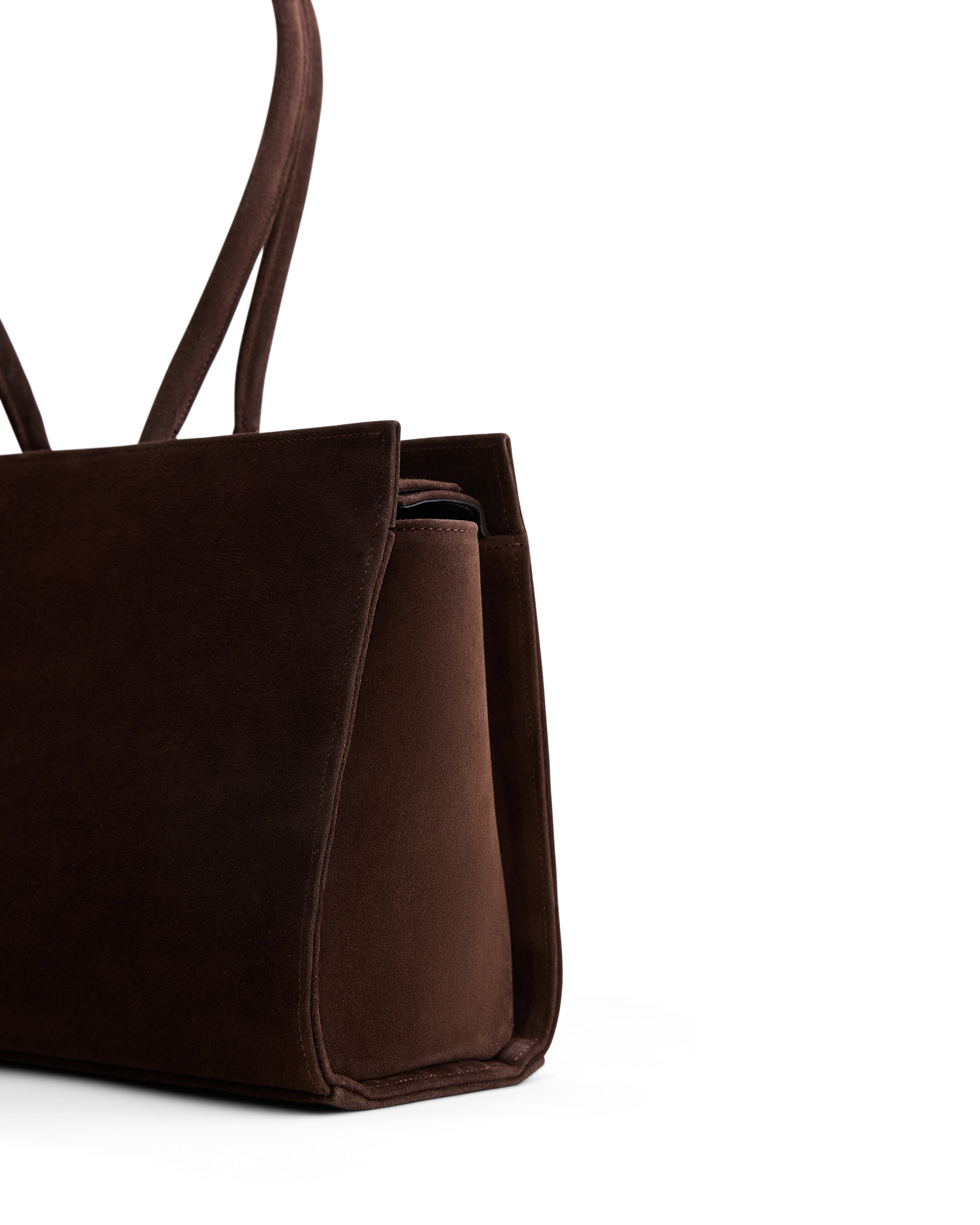 Carolyn Tote Bag Medium w czekoladowym