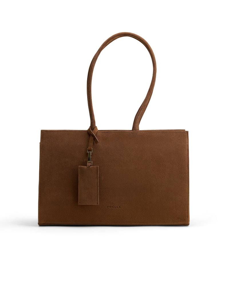 Carolyn Tote Bag Medium w karmelowym