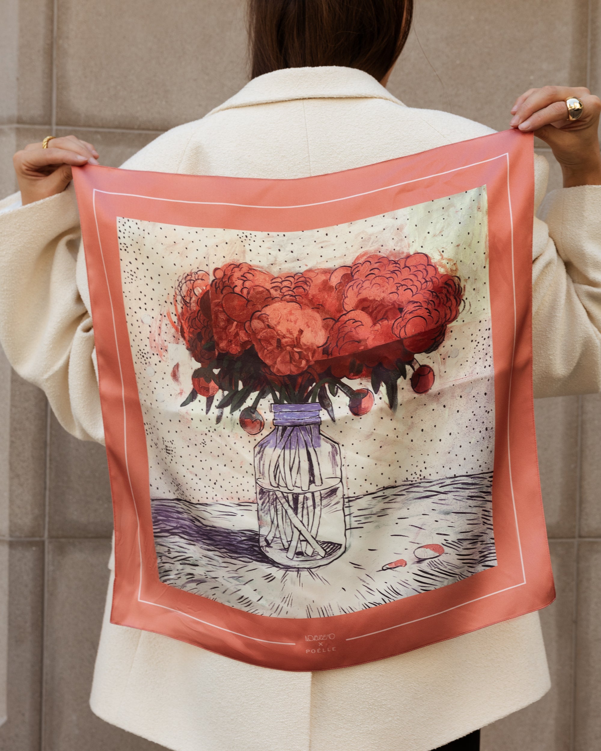 Duży chusteczka Kvitu y vazi