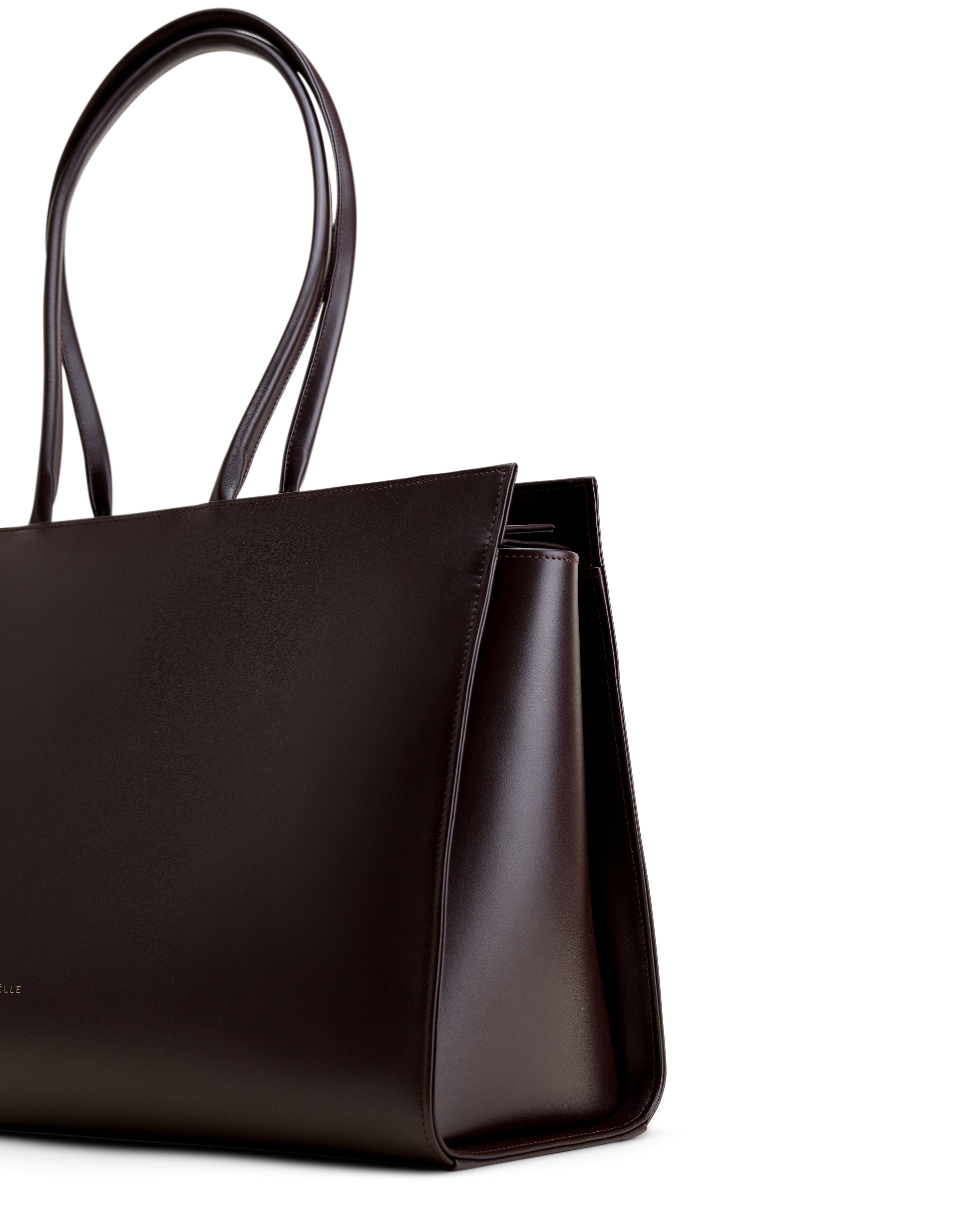 Carolyn Tote Bag Large w brązowym