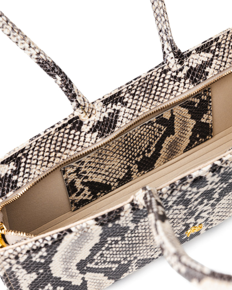 Cecilie Bag z printem wężowym