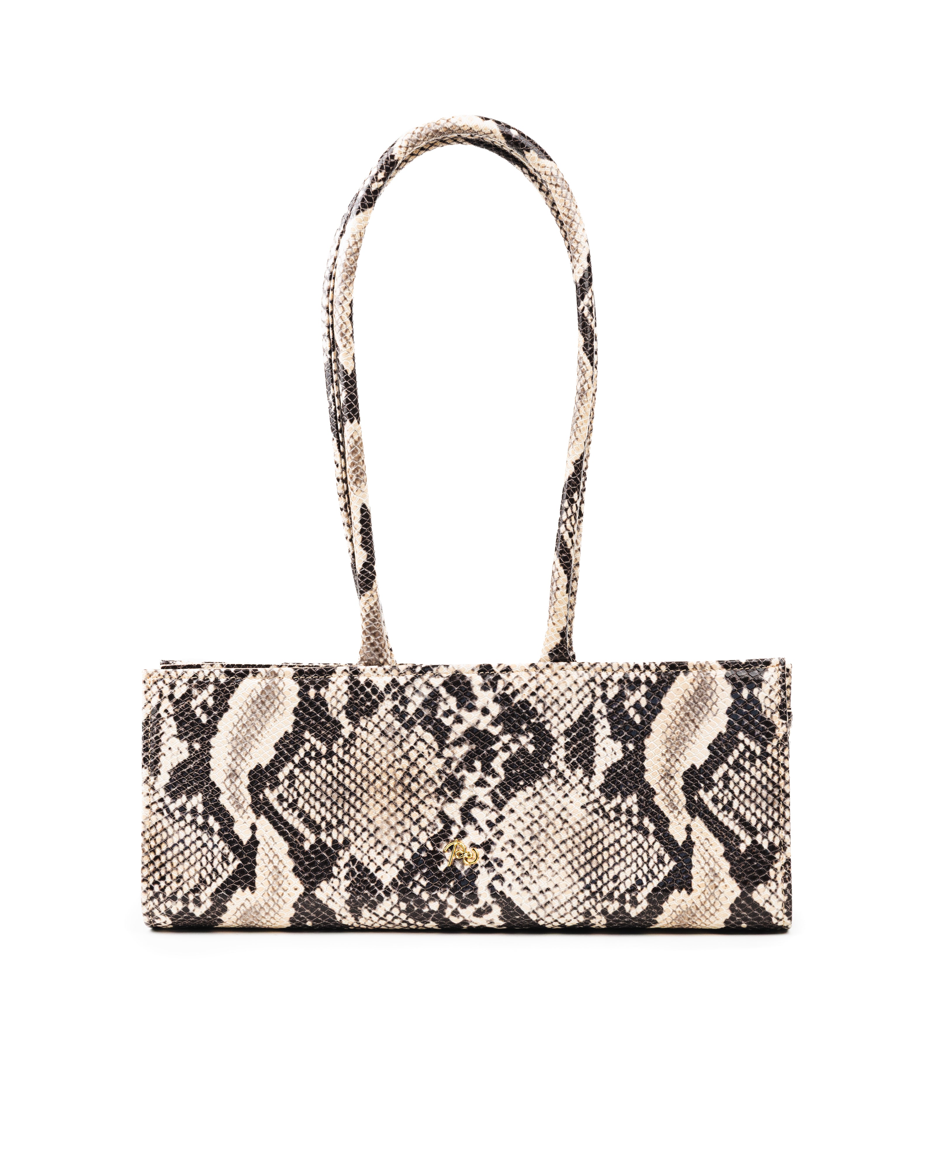 Cecilie Bag z printem wężowym