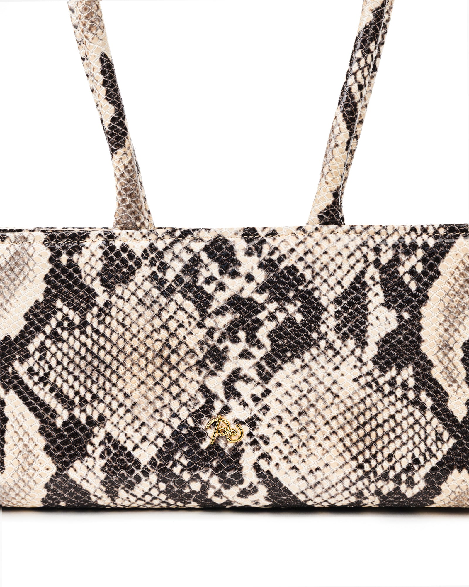 Cecilie Bag z printem wężowym