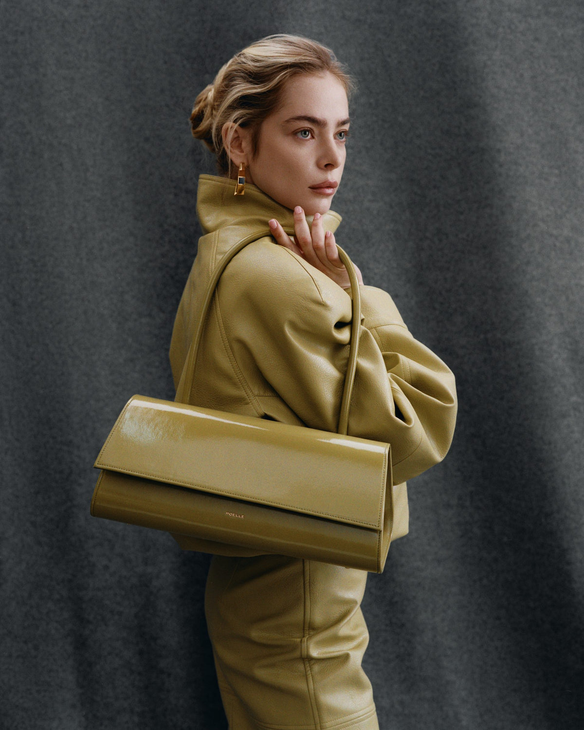 Untitled Bag Medium Olive — kampania Papier Collé