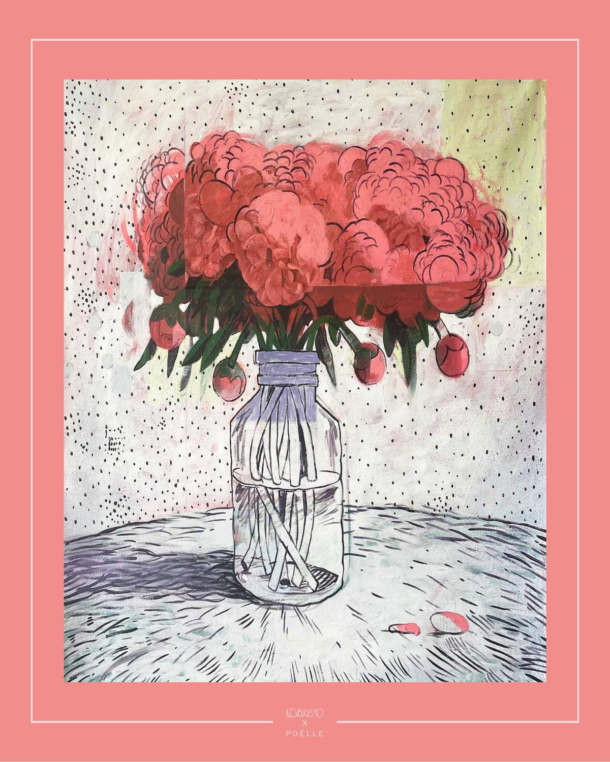 Duży chusteczka Kvitu y vazi