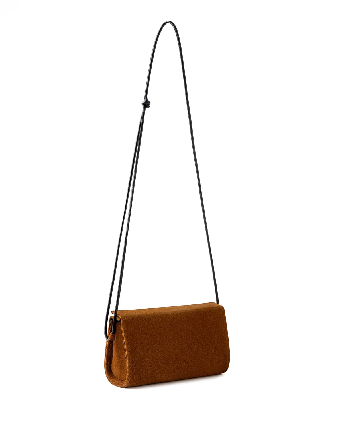 Sophie Bag Medium Karmelowy — widok z boku, trzy czwarte