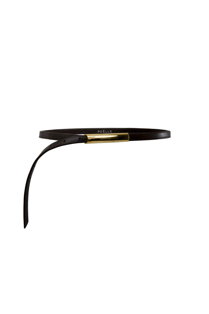 Pasek Mark 15mm w brązowym