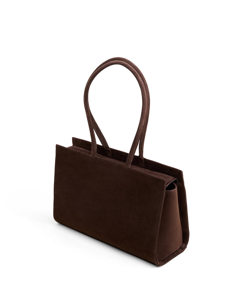 Carolyn Tote Bag Medium w czekoladowym